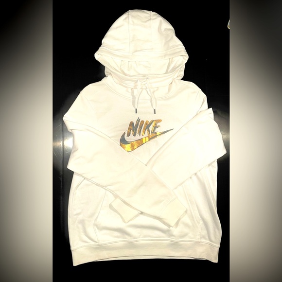 Nike Tops - Vintage Nike Women’s White Hoodie - Size M
